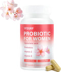 Women's Daily Probiotic Supplement with Prebiotics Multi Collagen Peptides Hyaluronic Acid and Vitamin C 120 Capsules (Unflavored)