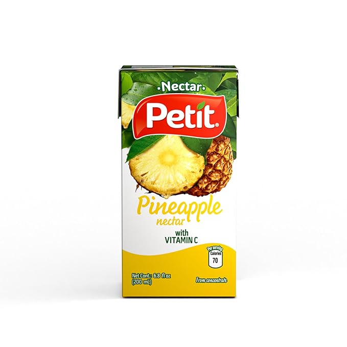 Petit Pineapple Nectar 200 ml (Pack of 24) – Refreshing Tropical Fruit Beverage