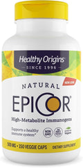 Healthy Origins EpiCor 500 mg (Immune Support Non-GMO Gluten Free) 150 Veggie Capsules