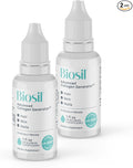 Biosil Collagen Booster Supplement - 1 fl oz Drops Pack of 2 - Patented ch-OSA Activator for Skin Hair Nails &amp Joints - Supports Natural Production - 120-Day Supply