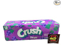 Crush Soda Munchie Box Reserve - Stocked for your Pleasure - Cans or Bottles (Grape Pack of (12) 12 Oz Cans)