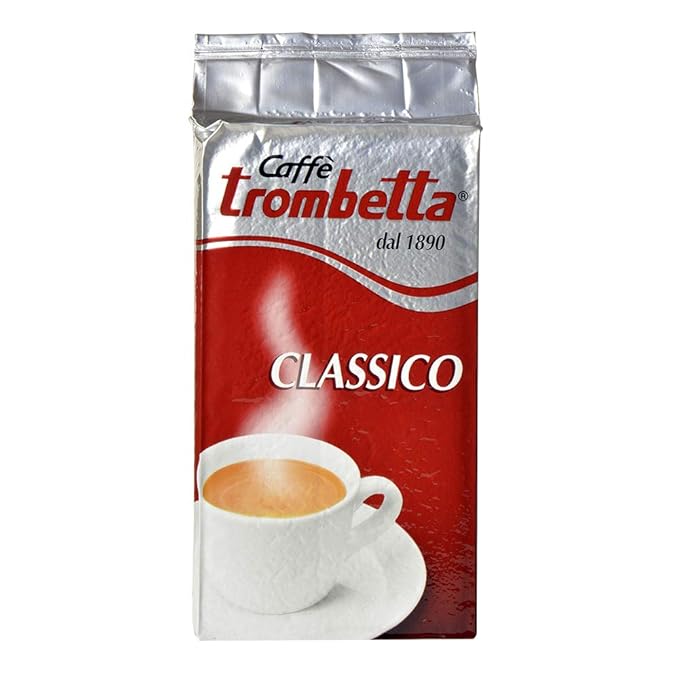 Trombetta Grinded Coffee Gusto Classico 8.5 Ounce (Pack of 20)