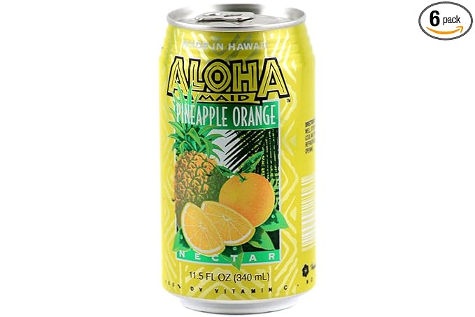 100% All Natural Drink (Pinnapple &amp Orange) - 11.5 Fl Oz [Pack of 6]