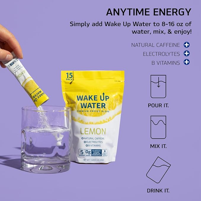 Variety + Lemon (15+15 Pack) - Energy + Hydration Packets