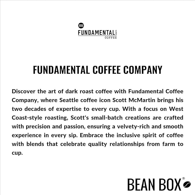 Bean Box Sampler - Roasted by Fundamental Company 2-Pack Freshly Ground Coffee Gourmet Coffee