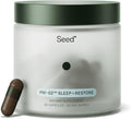 Seed PM-02 Sleep + Restore - Sleep Aid for Women &amp Men - Non-Habit Forming Bioidentical Melatonin &amp Ashwagandha - Vegan &amp Shelf-Stable - 30 Capsules (30-Day Supply)