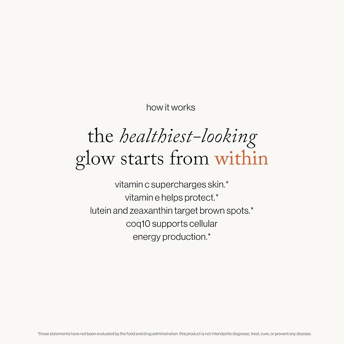 goop Beauty Morning Skin Drink Mix | Beverage Powder to Protect Against Signs of Aging | Vitamin C &amp E | Lemon Verbena &amp Orange Flavor | Non-GMO Gluten-Free &amp Vegan | 30 Pack