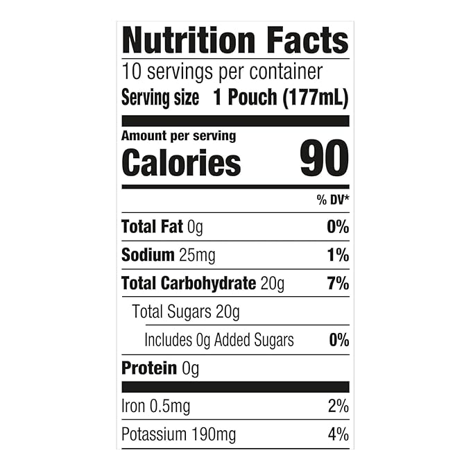 100% Fruit Punch Berry &amp Apple Juice Variety Pack Ready-to-Drink Juice (40 Pouches 4 Boxes of 10)