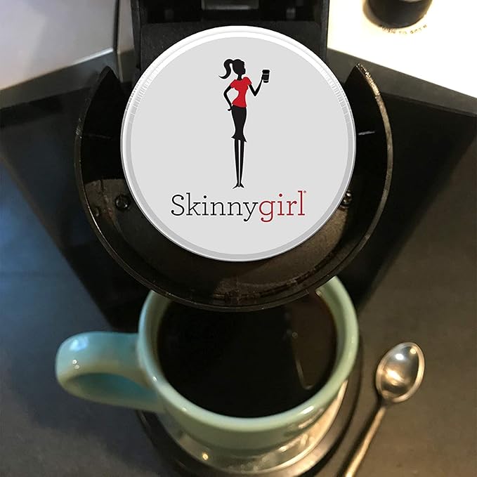 Skinnygirl Flavored Coffee Pods Single Serve Coffee for Keurig K Cups Machines 24 Count Americano Espresso Roast and 24 Count Coconut Macaroon 48 Total Recyclable Pods