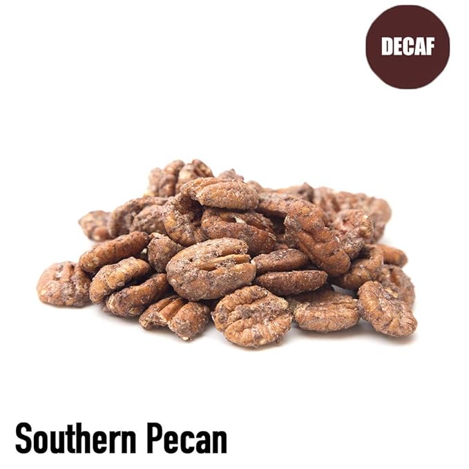 Southern Pecan Flavored Decaf Coffee Ground Fresh Roasted 16-ounce