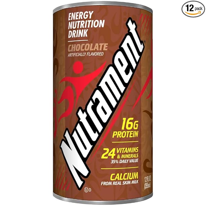 Nutrament Chocolate Complete Nutritional Beverage 12 Fluid Ounce Can -- 12 per case.