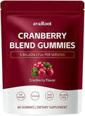 avaRoot Cranberry Probiotics - Kidney Support Formula Balanced Gummies to Help Maintain Kidney and Urinary Tract Health – 60 Gummies