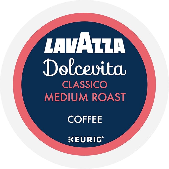 Lavazza Classico Medium Roast Coffee Keurig K-Cups 60 Count 10 Count (Pack of 6)
