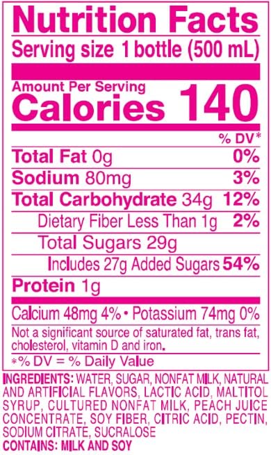 CALPICO White Peach – Smooth Creamy &amp Refreshing Non-Carbonated Beverage Sweet and Tangy Japanese Lactic Acid Drink 16.9 Fl oz (Pack of 6)