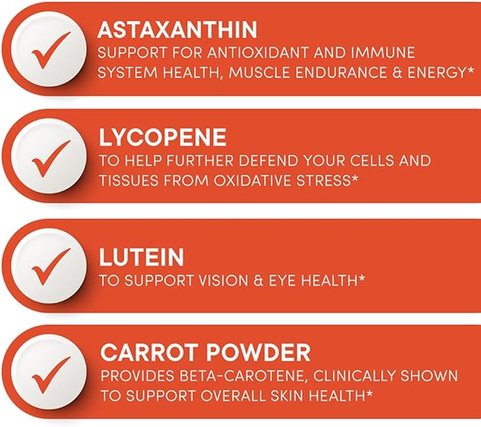 Purity Products AstaFX Plus - Astaxanthin Super Formula - 30 Day Supply from Supports Endurance - Promotes Healthy Skin - Supports Visual Health - Up to 6000 Times More Powerful Than Vitamin C