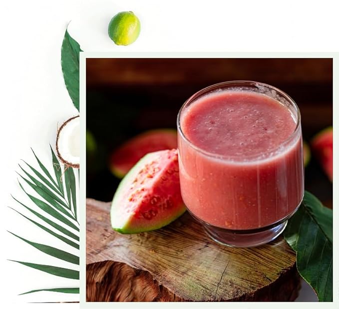 Alpes Premium Guava Pulp 100% Real Fruit Tropical Guayaba. Ideal for Cocktails Juices Smoothies Desserts Gourmet Sauces Ice creams &amp Snacks 1 Pack 16 fl oz.