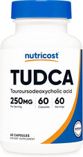 Nutricost Tudca 250mg 60 Capsules (Tauroursodeoxycholic Acid) - Premium Quality