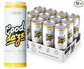Good Daze Energy Drink with 200mg of Caffeine from Tea Sugar Free B Vitamins L-Theanine Pre Workout Performance with Antioxidants Orange 12FL OZ Cans (Pack of 12)