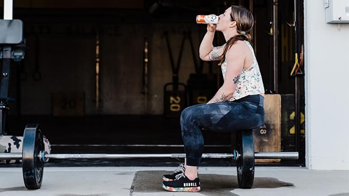 O2 Orange Mango Post Workout Recovery Drink - Caffeinated Electrolyte Drink for Daily Hydration