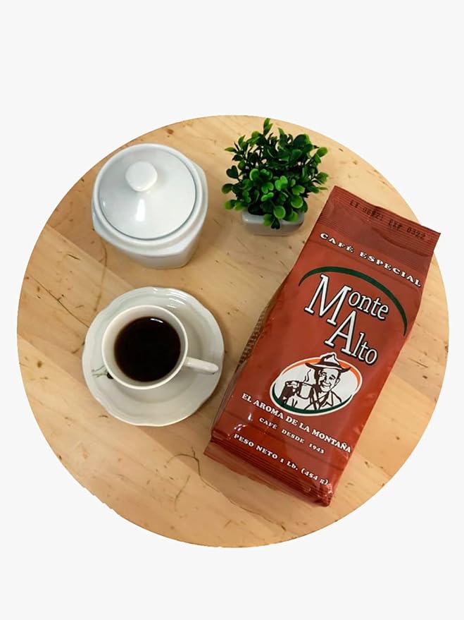 Monte Alto special Coffee premium arabic coffee from the Jarabacoa Mountains in Dominican Republic The best coffee in the caribbean Ground Coffee Premium medium roast ground coffee