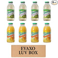 LUV BOX- variety Everfresh Juice 16 oz. pack of 8 Everfresh White Grape Everfresh 100% Orange Juice. by evaxo