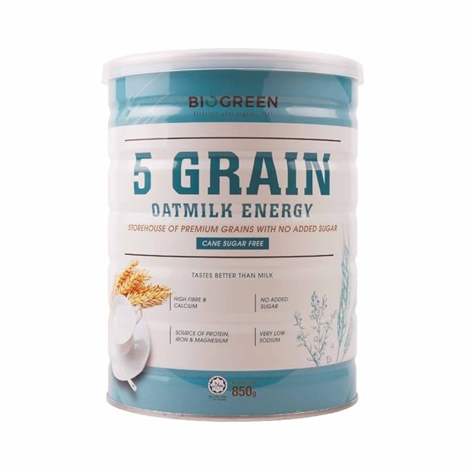 Biogreen 5 Grain Oatmilk Energy 850g (1 Count)