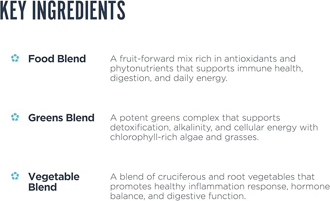 Revive MD Daily Greens Supplement for Men &amp Women - Superfood &amp Antioxidant Blend w/Digestive Enzymes Prebiotics &amp Probiotics for Immune Support Digestive &amp Gut Health - 180 Capsules