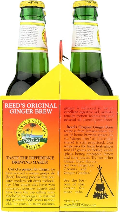 Reed's Inc. Ginger Brew 12x 4Pack