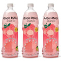 [Pack of 3] [Free Measuring Spoon] Mogu Mogu Juice with Nata De Coco - 33.8 Fl Oz Large Family Size (Lychee) 320 ml