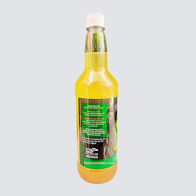 El Michoacano Yellow Maguey Juice Michoacano | Jugo de Maguey Michoacano 33 oz (1 LT) Tonic Drink Dietary Supplement