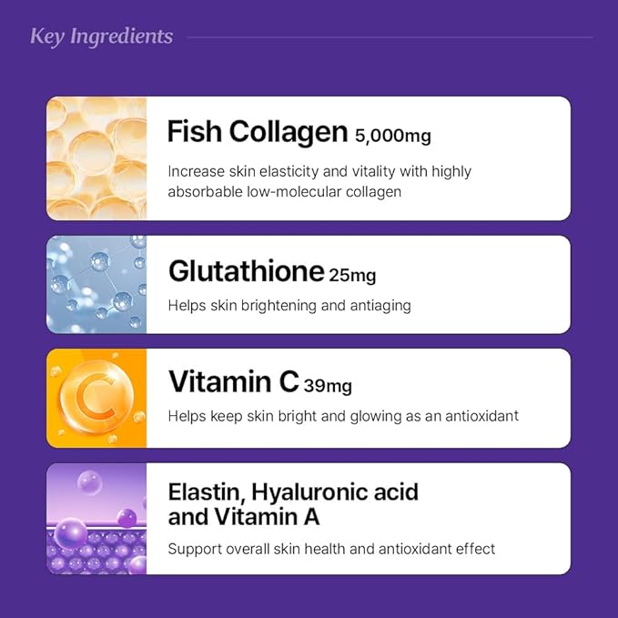 [Day&ampNight TotalCare Set] Good Night Collagen Low Molecular Collagen 5000 Powder Stick Halal Certified Korean Marine Collagen Fish Collagen Vitamin C Glutathione Fast Absorption