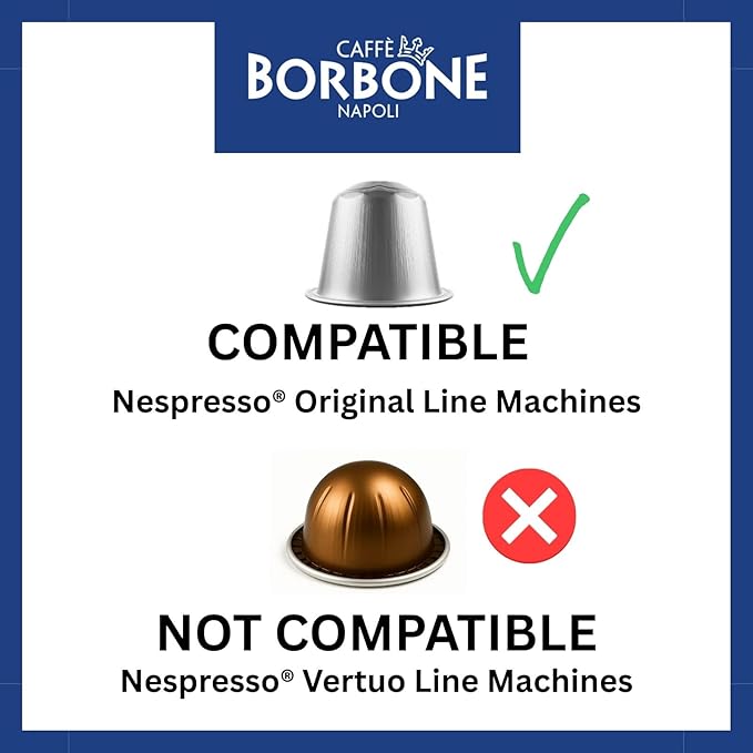 Caffè Borbone Ciao Venezia Aluminum Capsules Compatible with Nespresso Original Machines Medium Roast 100 Count