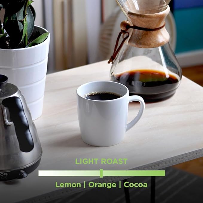 Tiny Footprint Coffee Organic Signature Blend Light Roast - Whole Bean Coffee USDA Organic &amp Carbon Negative - You Drink Coffee We Plant Trees 3 Pounds