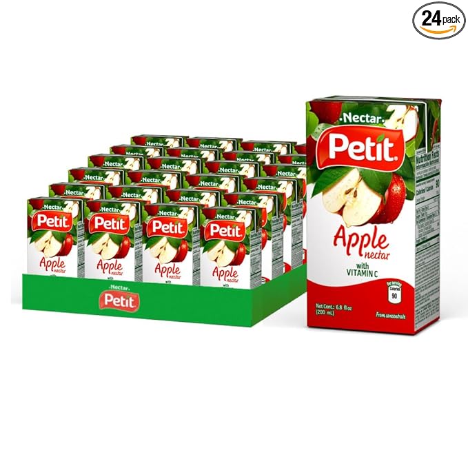 Petit Apple Nectar 200 ml (Pack of 24) – Refreshing Fruit Beverage