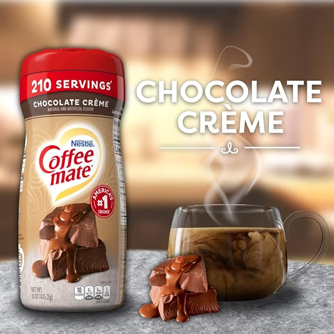 Coffee-mate Nestle Coffee Creamer Creamy Chocolate 10.2 Ounce (Pack of 1) 11001398