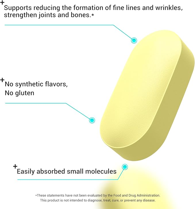 DrBioCare Collagen Peptides for Women Beauty Vitamin &amp Mineral SupplementContains Vitamin D3 Probiotics for Women &amp Collagen PeptidesVitamin B ComplexVitamin E 60 Tablets