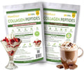 MariGold Hot Cocoa and Strawberry Sundae Collagen Bundle Grass-fed Type I &amp III Collagen Peptides