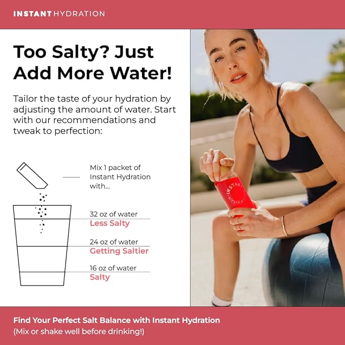 Instant Hydration Electrolytes Powder Packets - Raspberry Electrolyte Drink Mix - Zero Sugar - Keto Vegan Gluten-Free Non-GMO - Boost Recovery Brain Health Muscle &amp Tissue Support- 30 Sticks