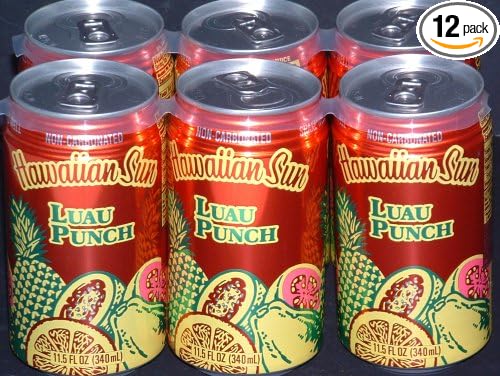 Hawaiian Sun Luau Punch (12 Cans)