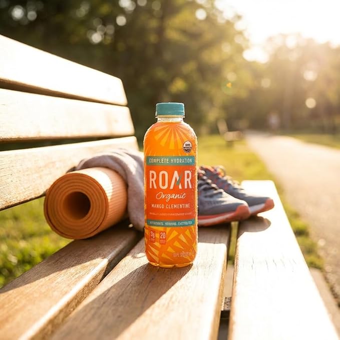 Roar Sparkling Water Variety Pack – 12 Pack 532ml Bottles – Dragon Fruit Punch Strawberry Lemonade &amp Mango Clementine – Zero Sugar Naturally Flavored Refreshing Carbonated Beverage