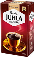 Paulig Juhla Mokka - Fine Grind - Filter Blend Ground Coffee - Bag 500g (Finland) (1 Bag)