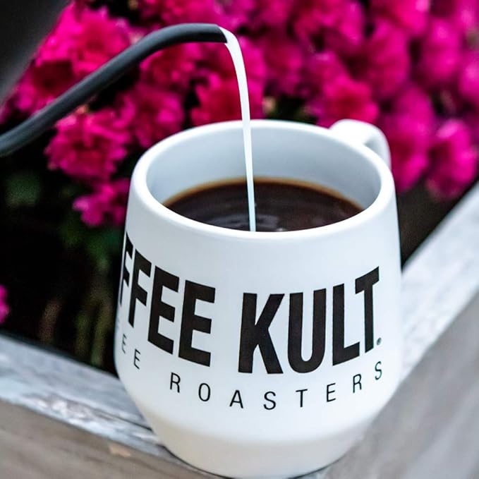 Koffee Kult Colombia Decaf Coffee Ground Decaffeinated Medium Roast 100% Arabica Whole Bean Naturally Swiss Water Process Chemical Free Espresso (Ground 12oz)