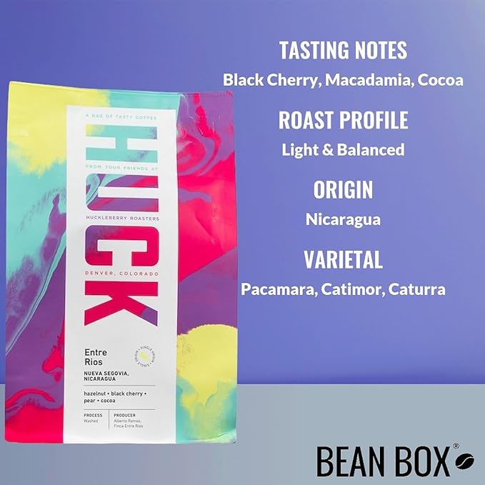Bean Box Sampler - Roasted by Huckleberry Roasters 3-Pack Whole Bean Coffee Gourmet Coffee
