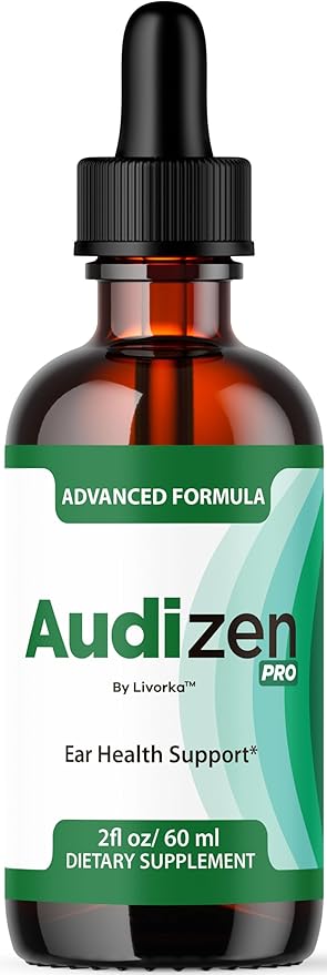 Audizen Pro Ear Drops - Original Audizen Pro Drops Advanced Ear Health Support Supplement Liquid Premium All Natural for Healthy Ringing Ear Audi Zen Ear Balance Support 1 Bottle for 1 Month