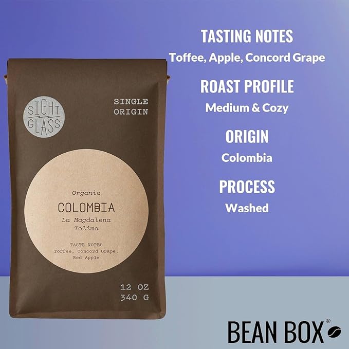 Bean Box Coffee Sampler - Roasted by Sightglass 4-Pack Whole Bean Coffee Gourmet Coffee