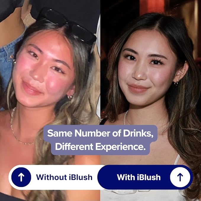 Alcohol Flush Patches – Discreet Easy-to-Wear Support for Redness &amp Drinking Discomfort | Non-Ingestible Option for Asian Glow &amp Alcohol Sensitivity | 36 Patches