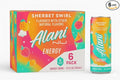 Alani Sherbet Swirl Energy Drinks sugar free low calorie energy drinks 12 Fl Oz Cans (Pack of 6)