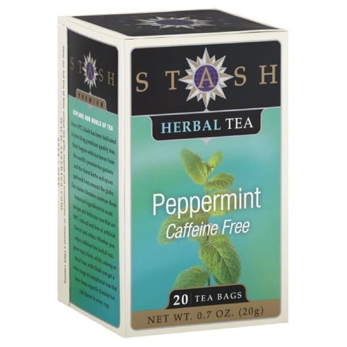 Stash Tea 29296- 6 Pack Stash Tea Peppermint Tea - 6x20 ct