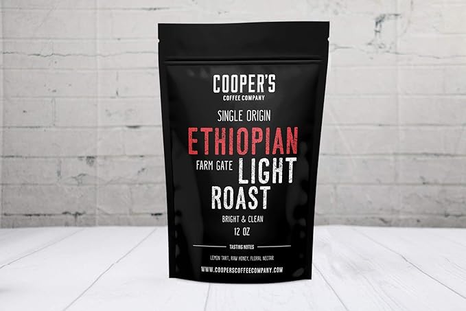 Gourmet Coffee Sampler Gift Box Set - 4 Bags 1Lb Total Organic Dark Roast Sumatra 2Lbs and Ethiopian Bold Light Roast Grade 1 2Lbs Whole Bean Coffee