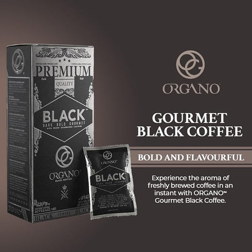 2 Boxes ORGANO Gourmet Black Coffee 100% Certified Ganoderma Lucidum (60 sachets)